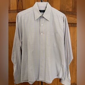 Koutons Men's Blue Checkered Shirt, size L
